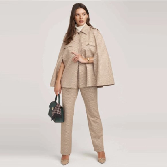 Anne Kleinknit cape jacket